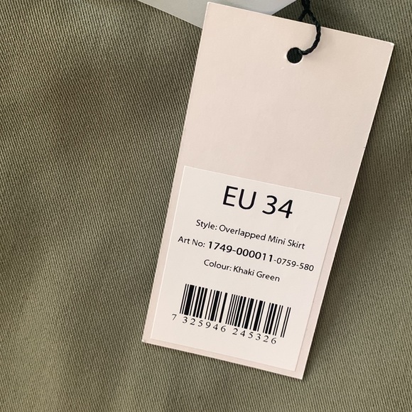 Rome strijd overlapped mini skirt - Picture 5 of 7